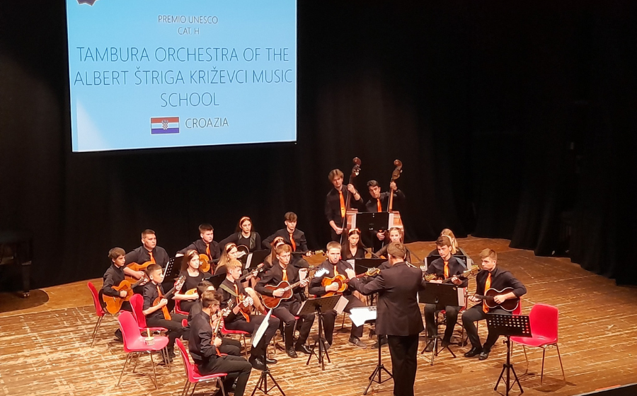 Koncert Tamburaškog orkestra Glazbene škole Alberta Štrige Križevci i Ansambla „Muzički suvenir“ iz Harkiva, Ukrajina